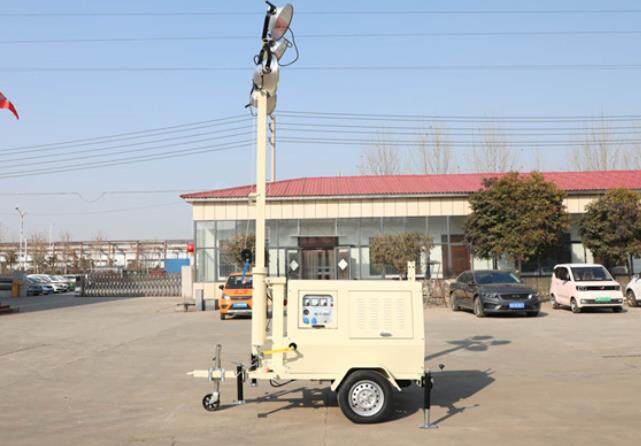 翔工的照明燈車(chē)，哪里需要哪里搬
